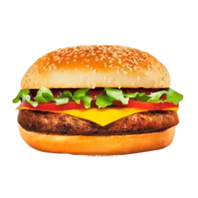 Carne, queijo, salada e molho