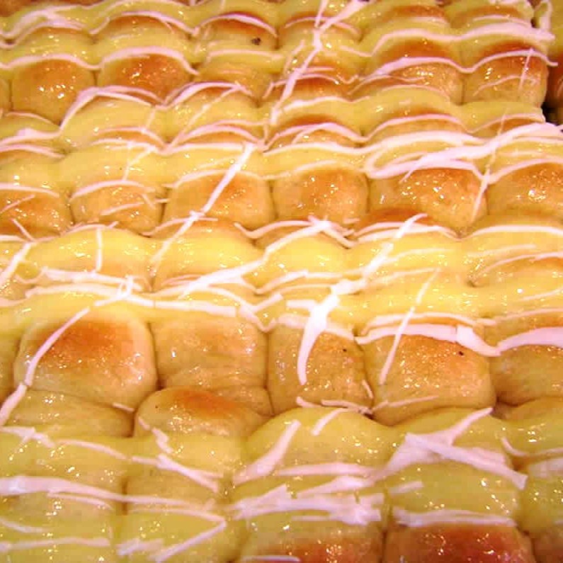 Delicioso pão doce com nosso creme especial