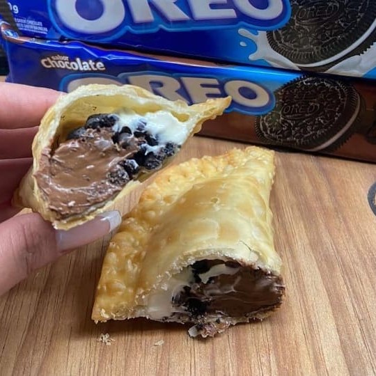 Massa crocante e recheio cremoso