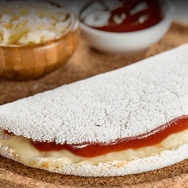 Deliciosa Tapioca com recheio de Queijo Com Goiabada. Foto ilustrativa.