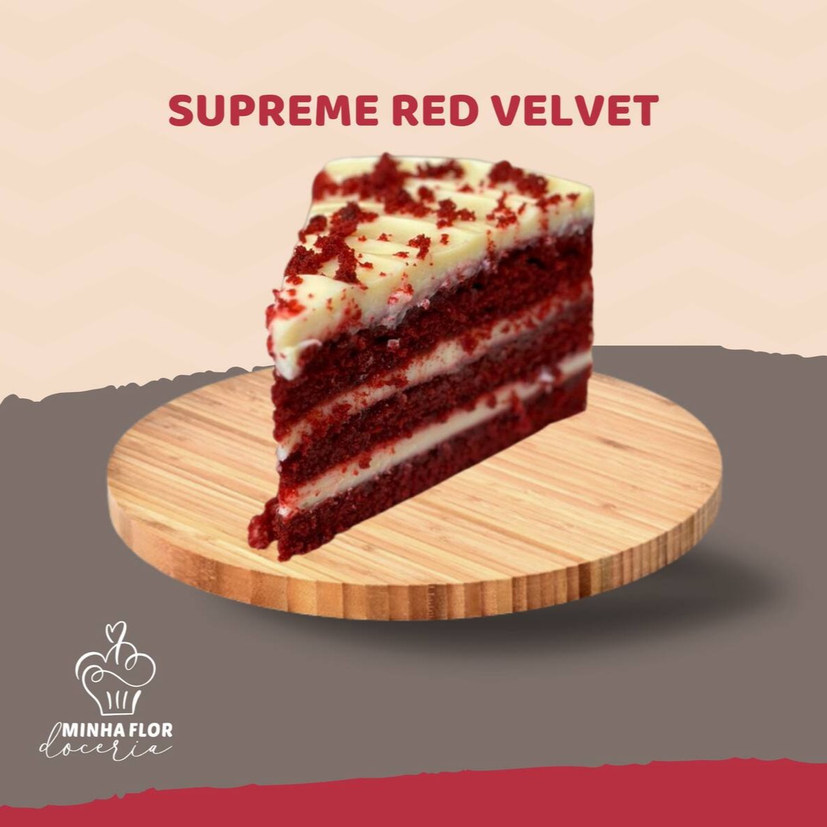 Elegância que se sente no paladar. Massa aveludada, leve e úmida, com um sabor marcante que se destaca a cada garfada. Recheada com nosso creme exclusivo, ela combina técnica e afeto em uma fatia que conquista primeiro pelos olhos… e depois pelo sabor. Mais que sobremesa, é sensação. Se permita essa experiência!