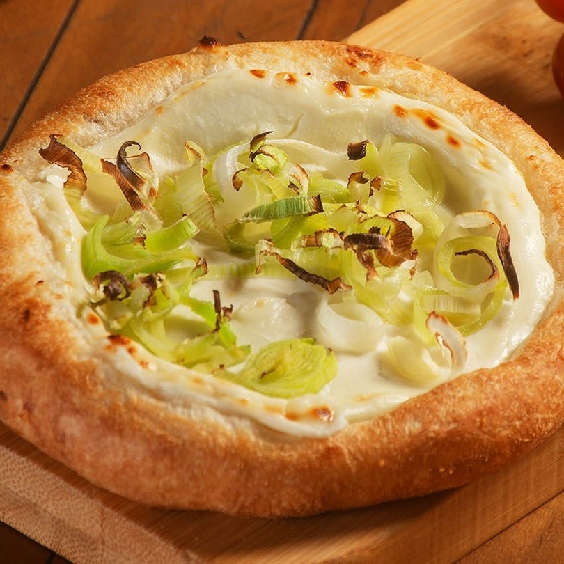 Cream cheese com alho poró