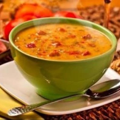 Deliciosa & Saborosa Sopa de Legumes com Macarrão Espaguete + Torradas Grátis .