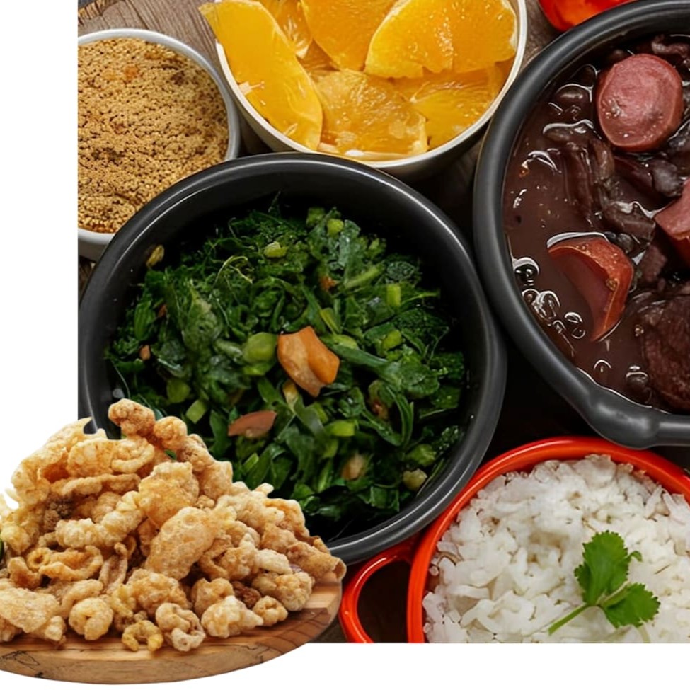 Quem resiste a uma boa feijoada? Esse tamanho é ideal pra dividir com a família toda. Tudo em embalagens separadas. ** usamos defumados artesanais, que têm sabor incomparável e não contêm aditivos químicos. 1500g de feijoada arroz, farofa, couve refogada, laranja e torresminho. Serve 3 a 4 pessoas.  feijoada, feijuca, a melhor feijoada, barra da tijuca, a melhor feijoada da barra, a melhor feijoada da freguesia, feijoada mineira, feijoada carioca