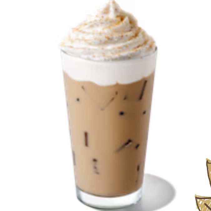 Espresso, leite com xarope de pecan e gelo. 
Finalizado com chantilly de baunilha.
*O chantilly pode derreter durante a entrega.*