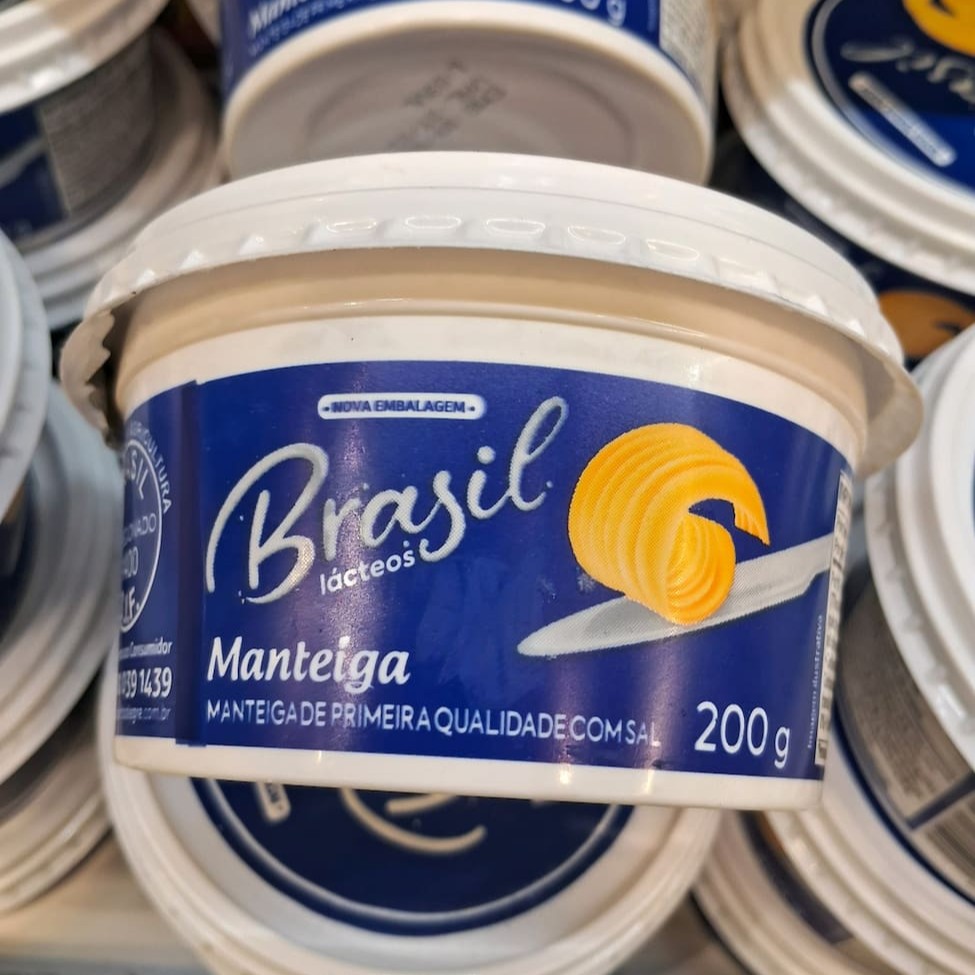 Manteiga Brasil Com Sal pote  200 gr
