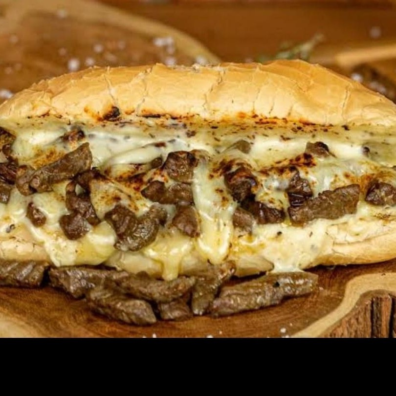 Coração, Camarão, frango , Bacon com ovos , contra filé