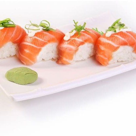 Arroz, salmão ,cream cheese e cebolinha!