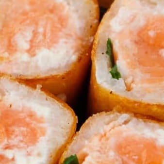 Salmão Empanado 12, Salmão Skin 12, Califórnia 12, Hot Filadélfia 12, Haru Hot Especial 12.