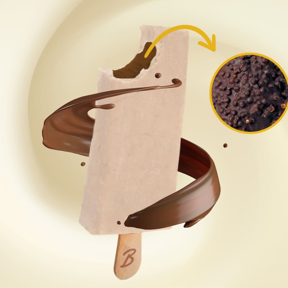 Magnífico bastone de Ninho recheada com creme de avelã e crocantes dispensa comentários. Saborosa, cremosa, crocante e refrescante. Os seus sabores preferidos unidos em uma única forma.  Paleta mexicana de leite Ninho recheada com Nutella e crocante. Porção de 115g (1 unidade). Alérgicos: contém leite, contém lactose. Por ser uma linha de produção compartilhada, contém glúten.