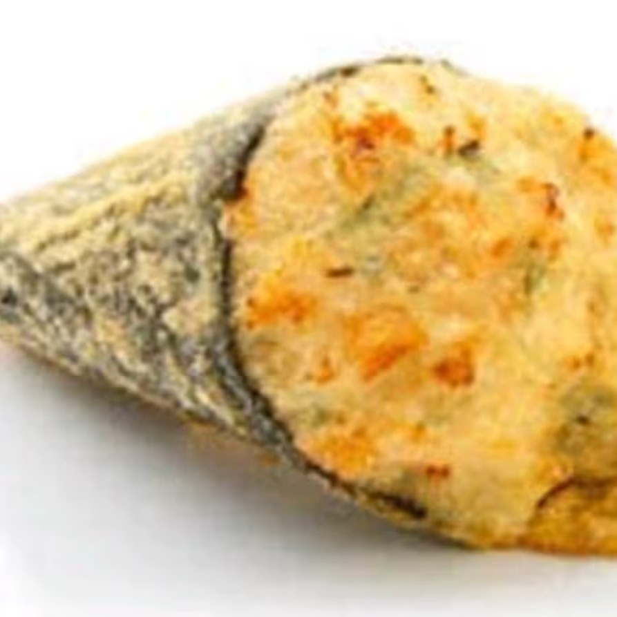 Camarão, arroz, alga, cream cheese, empanado na Panko e frito, Sem Palavras pra esse sabor!