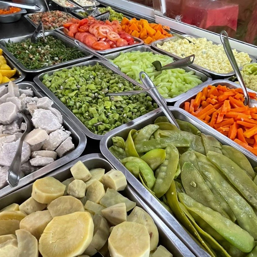 Salada de legumes e verdes em geral