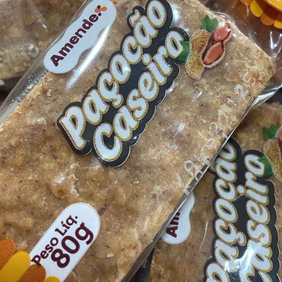Paçocão caseiro 80g