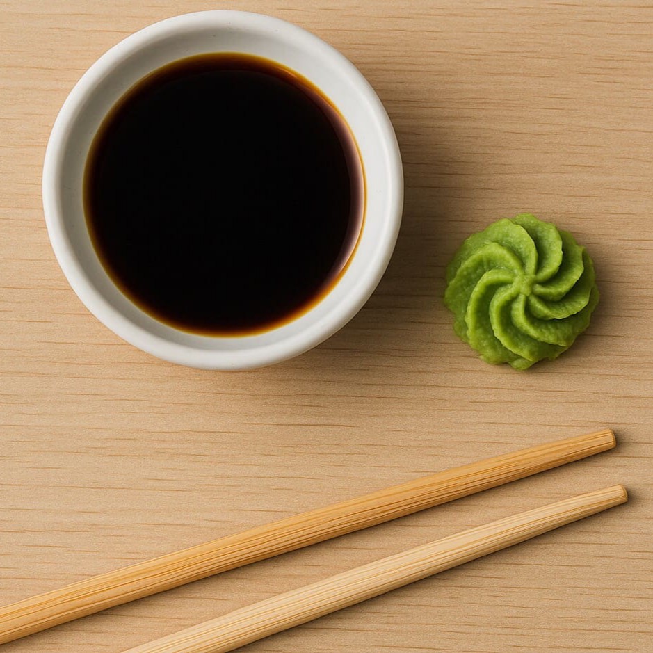 Nos enviamos um kit com 2 hashis, 2 Nozukis e 5 shoyus ! Caso queira mais shoyu, hashis ou nozukis, solicitar nos complementos . Kit com valor simbólico.