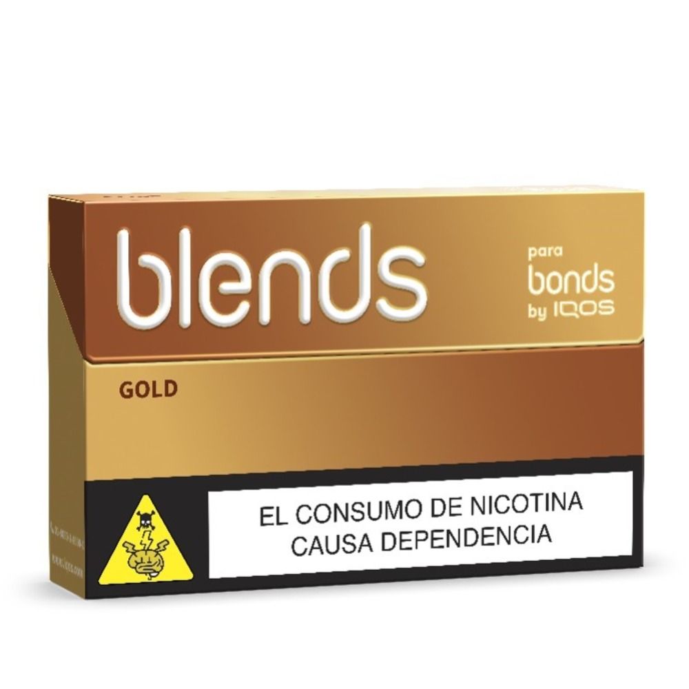 TABACO BLENDS GOLD PAQUETE X 20 UNDS