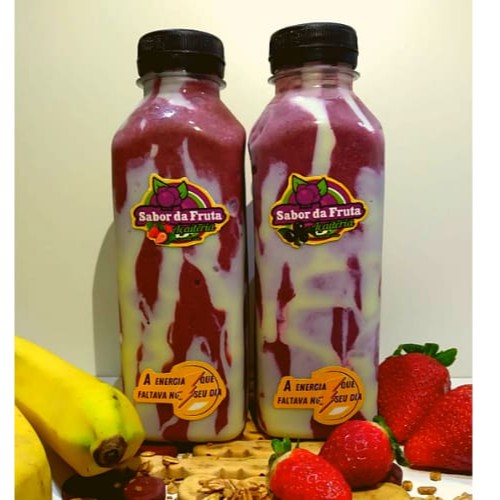 Um delicioso e cremoso açaí na garrafa que você pode saborear em qualquer lugar!!!