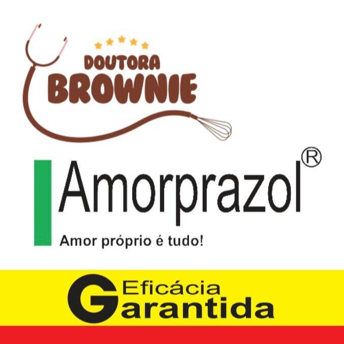 Brownie 100gr recheado com brigadeiro 50% cacau. Contém 100gr de alegria.