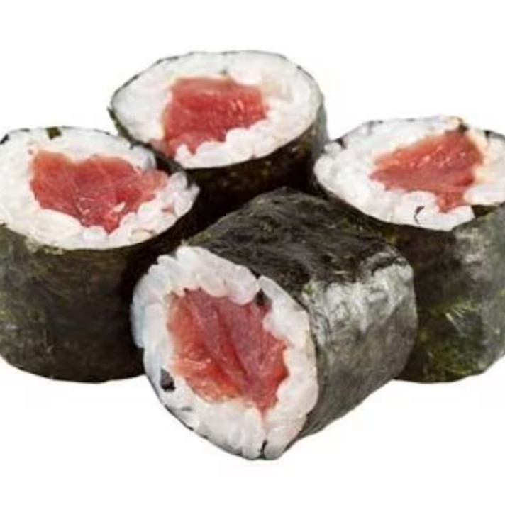 Makimono com recheio de atum

Seis unidades de makimono tradicional recheadas apenas com atum fresco, enroladas em alga nori e arroz japonês no ponto certo. Essa opção simples e clássica destaca o sabor puro e intenso do atum, perfeita para quem valoriza a autenticidade e a qualidade dos ingredientes.
