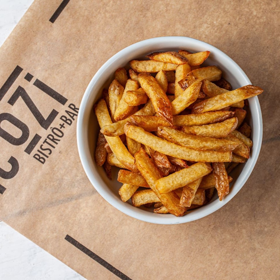 Fritas temperadas com sal e páprica defumada