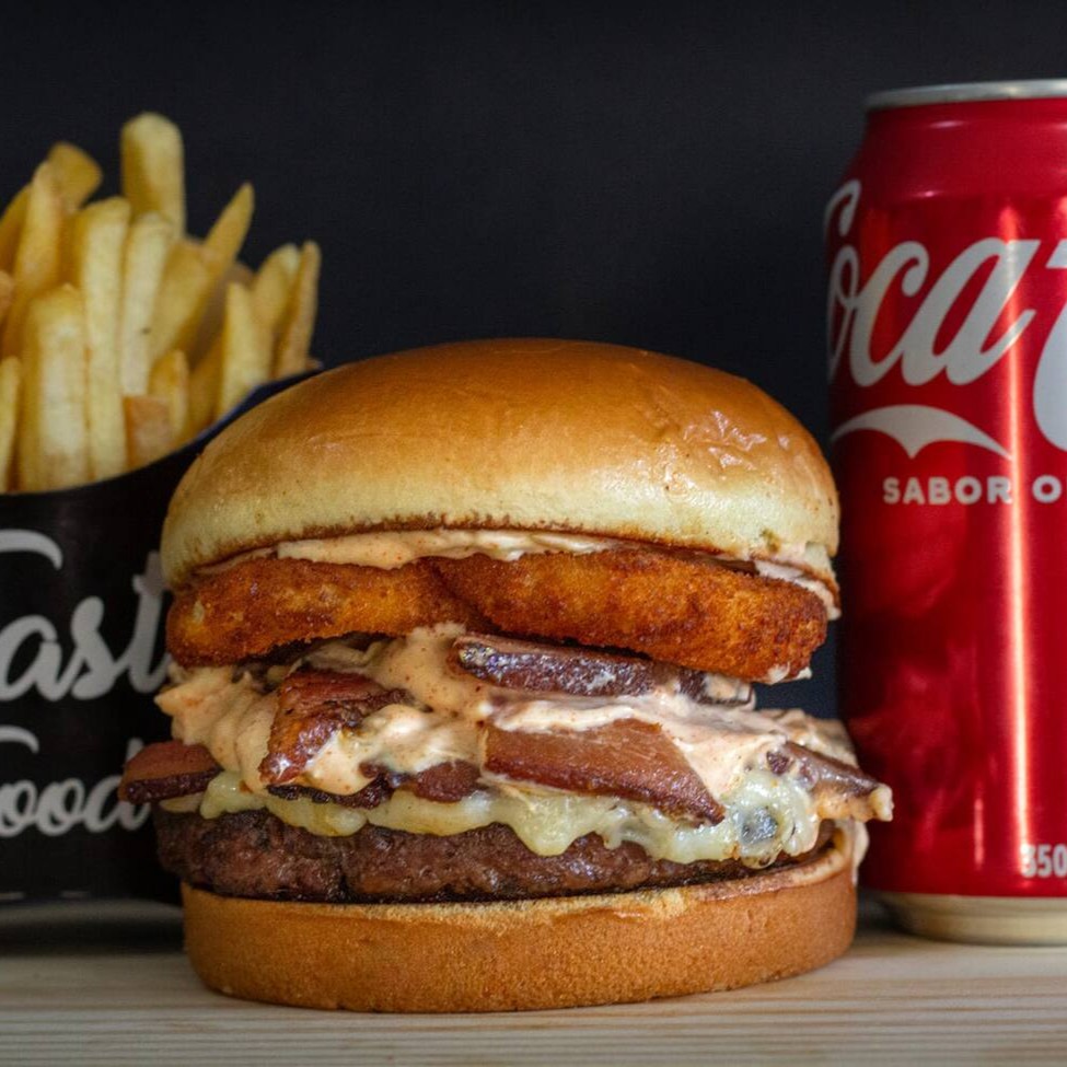 1 gourmet + batata + refri lata 350ml