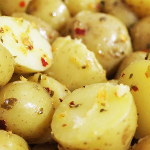 Batata calabresa temperada porção de 500gr