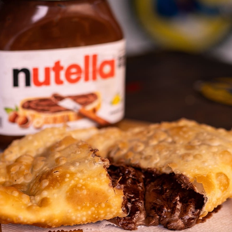 Delicioso pastel do famoso Nutella