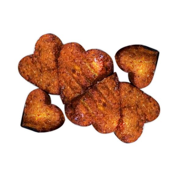 Uma de nossas delícias feitas com grão-de-bico com 6 unidades. Totalmente vegano. Para os paladares mais ousados, uma experiência única.