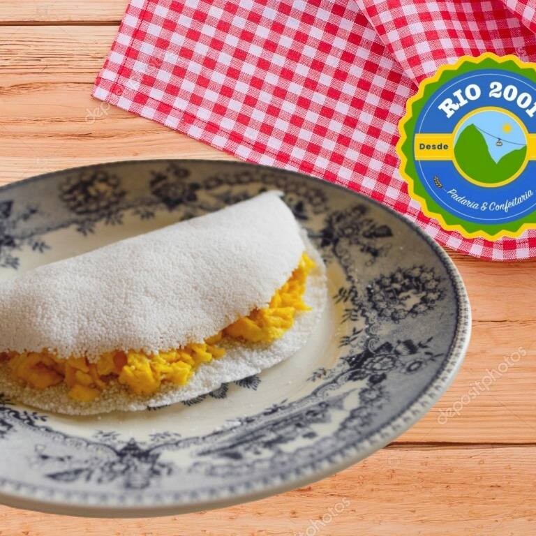 Tapioca com Ovo Mexido