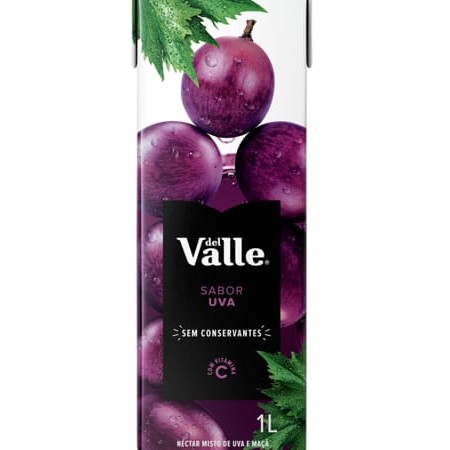 Del Valle uva 1 litro.