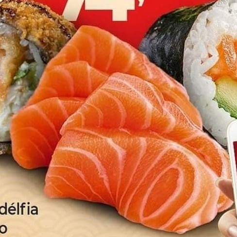 24 Filadélfia de atum  24 Filadélfia   6 sashimim salmao 6 sashimins. Atum