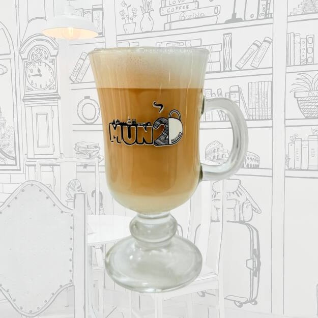 Combinação do incrível café encorpado com leite vaporizado e a crema.