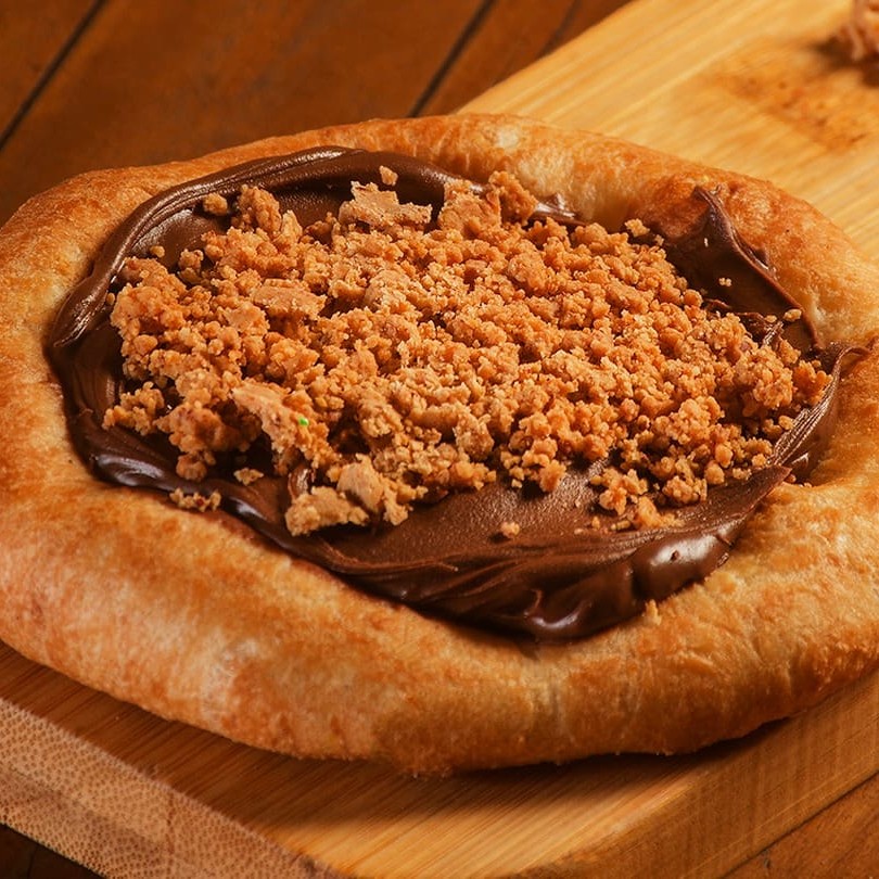 Chocolate ao leite com paçoca