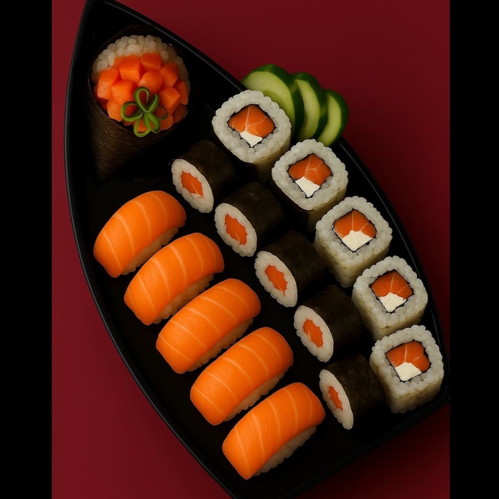 Escolha seu mini temaki :  Escolha o seu makimonos :  Escolha seus sushis :  Escolha seu uramaki:  Escolha seu refrigerante 200 ml:  (Imagem ilustrativa. Os produtos podem apresentar variações.)