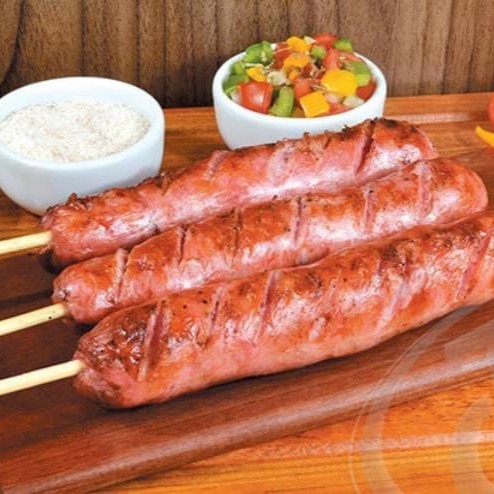 Saboreie a autêntica linguiça toscana, grelhada e suculenta. Perfeita para quem busca um toque de tradição e sabor.