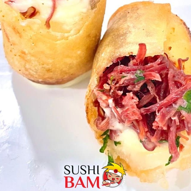 Porção com 3. Carne seca e Catupiry (Foto Original)