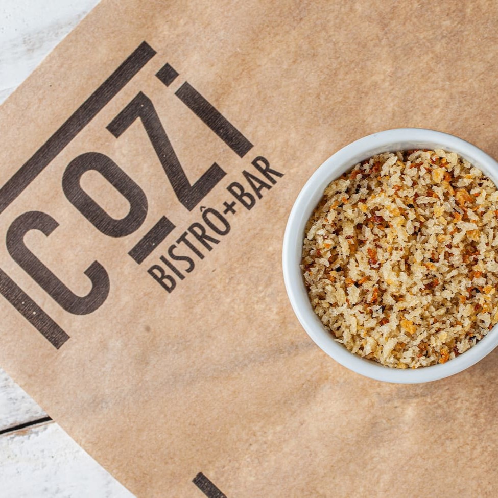 Farofa de panko bem crocante