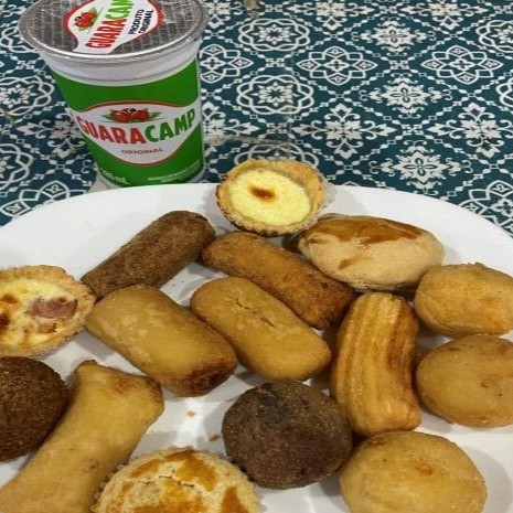 Deliciosos salgados + 1 guaracamp