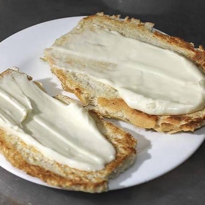 Pão francês ou de forma  Na chapa ou frio