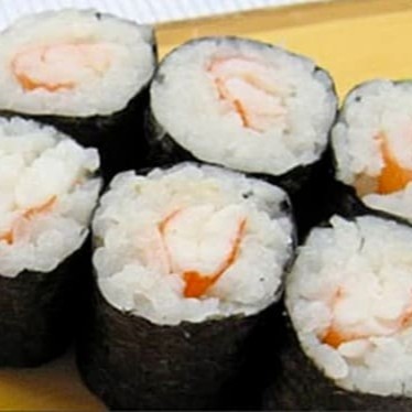 Camarão, cream cheese e cebolinha