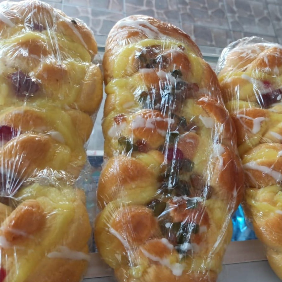 Pão Trança Doce Aprox 15cm