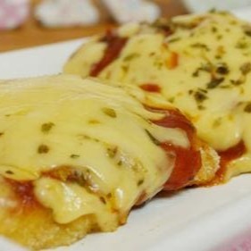 Arroz e pure ou fritas