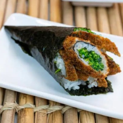 Opções:  Temaki Mix cogumelos c/ berinjela simples Temaki Brócolis simples Temaki Mix cogumelos c/ berinjela filadelfia Temaki Brócolis filadelfia Temaki Hot brócolis Temaki Hot mix cogumelos