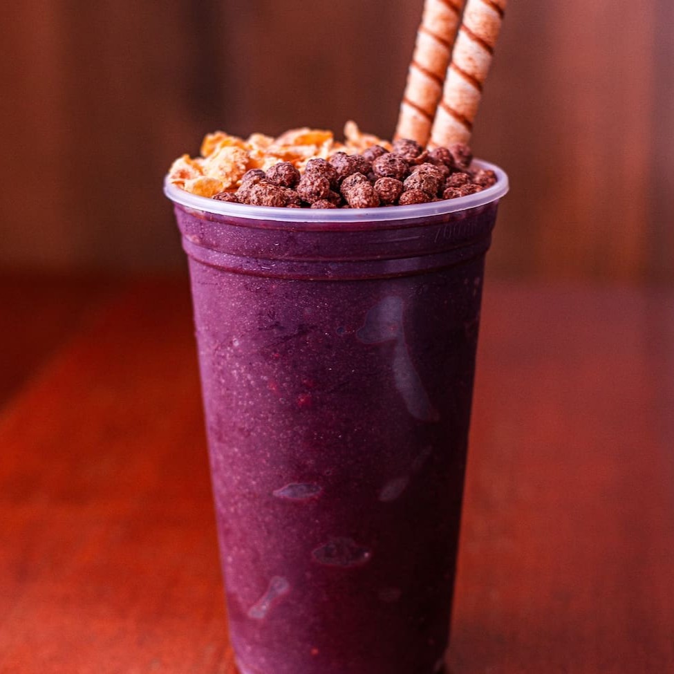 Açaí batido exclusivo do Marujo, peça do seu jeito.