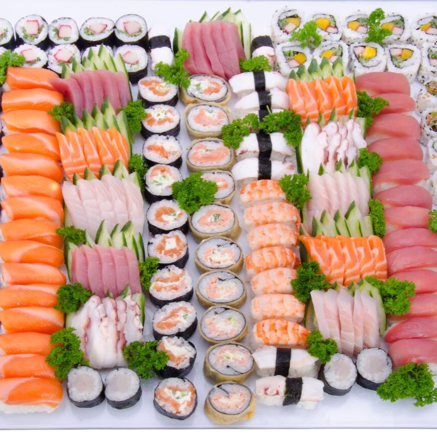 Sashimis: 10 salmão + 10 atum + 10 polvo + 10 peixe branco  + 10 Joy Filadelfia + 10 Joy Crispy| sushis: 10 salmão + 10 atum + 10 camarão +10 Sushi Salmão Brulle | makimonos: 10 hot + 10 filadélfia + 10 califórnia + 10 tekka + 10 Uramaki De Salmão + 10 Uramaki De skin