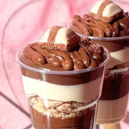 Brigadeiro cremoso de Ninho e Nutella.