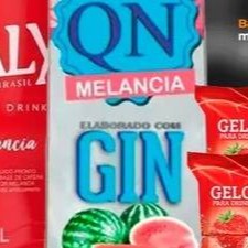 Combo Gin Qn Melancia + Bally Melancia 2l + 4 Gelo de Frutas 200ml