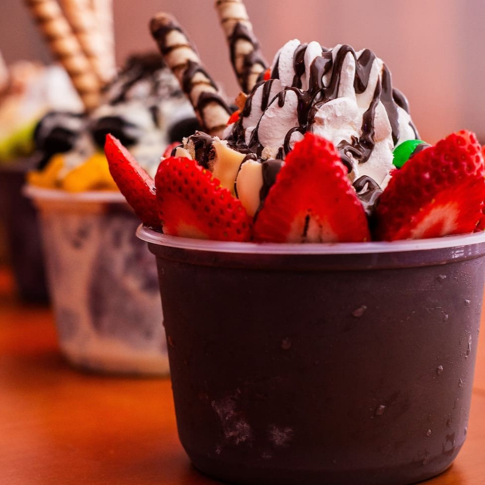 Açaí batido exclusivo do Popeye, peça do seu jeito. (Grupo Marujo).