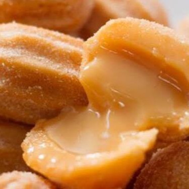 20 churros de doce de leite + uma coca cola lata