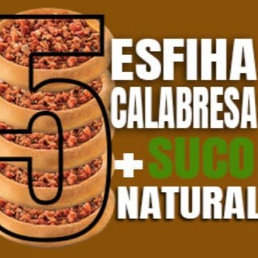 Esfiha de calabresa, recheada com calabresa defumada selecionada, perfeita para quem gosta de um toque especial + suco de fruta 100% natural (500ml). Sabor e frescor em cada mordida e gole!