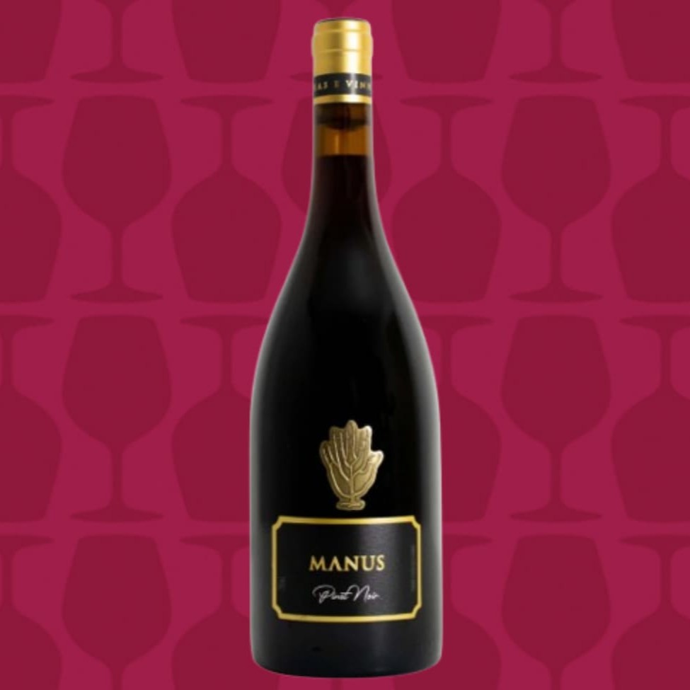 A Pinot Noir é uma casta que se adapta com facilidade, se identificando com cada território e cada safra, e o resultado dessa característica é um vinho mais estruturado sem perder a elegância dos tradicionais vinhos dessa variedade.     Vinho Tinto da vinícola Manus composto 100% por uvas Pinot Noir, provenientes da Serra do Sudeste. Maturou por 12 meses em barricas de carvalho francês. É estruturado, persistente, equilibrado, de taninos finos e acidez marcante.
